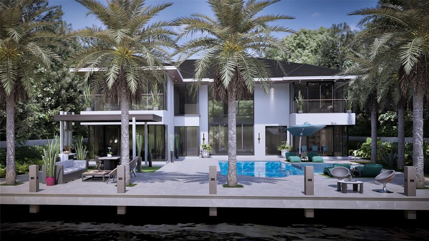 Completion of major renovation & Certificate of Occupancy December 2025. One of the finest locations & views in Fort Lauderdale! Perfectly positioned on prime Aqua Vista Blvd in secured guard-gated Seven Isles with wide open river-to-intracoastal views & surrounded by $20mm plus Estates. One of the highest deep water land values on Las Olas offers the ambiance of private island living & 90ft dock. Totally reimagined by Jaime Blomquist Interior Design & renovation by CKA Construction to reflect latest sophisticated modern environment with a floor plan designed to capture views from all main rooms. Flawless entertaining areas open to expansive resort style pool area. Ultra-luxurious primary suite. separate baths, one of four bedroom suites plus office. Full design specs &  photos to follow.