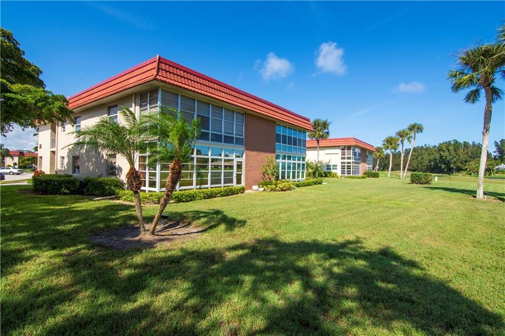 This partially furnished condo is located in the 55+ community of Vista Royale. This 2nd floor unit has 2 bedrooms and 2 baths and features Impact windows, laminate and tile! the golf course!! From the enclosed porch, there is a beautiful view of the golf course . Close to beaches and shopping!!Community offers, pools,clubhouses, pickleball, a restaurant and so much more!