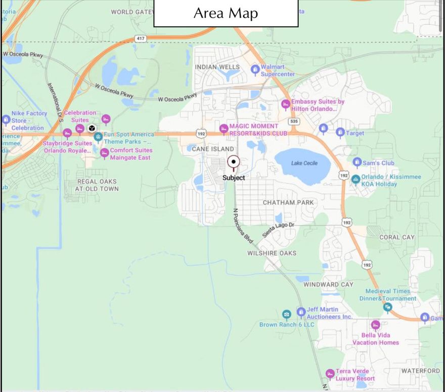 Incredible opportunity to develop 289 multifamily units on a 7.62-acre site with ±591 ft of frontage on Poinciana Blvd, just minutes from Disney World and the booming Orlando metro.

The property includes 3.62 acres of buildable uplands with proposed rezoning to Urban Center Perimeter (UCP), allowing up to 80 units per acre. This high-density site sits in a rapidly growing corridor surrounded by residential communities, retail, and hospitality, ensuring strong rental absorption and long-term value.