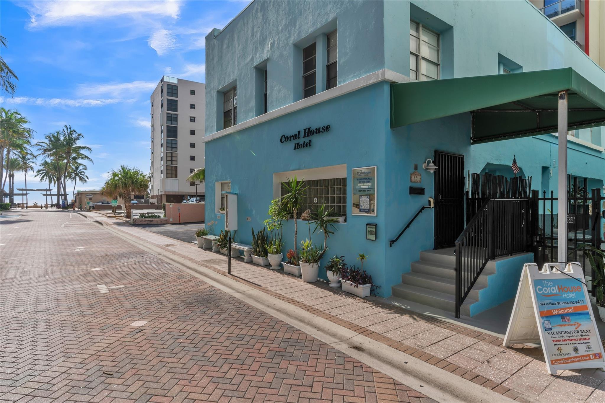 Hollywood Beach 1BR/1BA – STEPS TO THE SAND! $1,800/mo ($2K/couple) + $200 utils/Wi-Fi incl. Live the beach life! 1st floor, large studio/1BR just 83 steps to Broadwalk & beach – see ocean from your window! Eat-in kitch (stove,oven,fridge,cabinets,table for 2). Remodeled Bathroom, Queen bed, all furnished. Laundry on site. Near Ocean Alley & Haagen-Dazs, 3 blks south of Margaritaville. Perfect for 1, OK for couple. Move-in flexible (usually 1st mo+2 sec, but can work w/right guest=1st+Security=$4K!). Pet OK. Street/Garage Parking available @ reduced rate. Proof of employment or funds is important. Grab your beach haven before it’s gone!