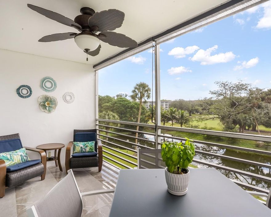 Gorgeous renovated 2 bed, 2 bath condo in all-ages Palm Aire Country Club, Building 112 directly on the golf number 6 of the Oaks . Key highlights include porcelain tile flooring throughout, open kitchen with quartz countertops, modern backsplash, and stainless steel appliances, this unit has been remodeled from floor to ceiling everything has been Updated together with impact windows and doors for peace of mind. Enjoy lake and golf course views from your screened-in balcony. New electrical panel installed for added reliability. Internet and cable included in the monthly HOA. A stylish, maintenance-friendly home—come see this beautiful unit today, make this home your very own.  This unit is being sold all furnished turn key if you want.