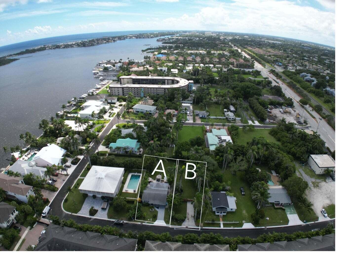 Hurry Bring your Offer!!! RARE OPPORTUNITY to purchase 2 ADJACENT BUILDABLE LOTS together 15,604 total sf, EAST OF FEDERAL, LESS THAN 1 BLOCK FROM INTERCOASTAL & NO HOA! So many possibilities! 2 lots: the City of Boynton has granted permission to develop the VACANT LOT and it is already tapped with sewer & water; the other lot has a newly Renovated Ranch-style home, 3 bedroom/2 bath (3rd bdrm garage conversion), complete Hurricane Impact Windows, NEW METAL ROOF completed in July 2025, meticulously manicured backyard oasis - complete with jacuzzi & gorgeous horizontal fence, plenty of room for an amazing pool & summer kitchen, or what ever you desire the possibilities are endless!!! Click More to See supplement for upgrades and more info.