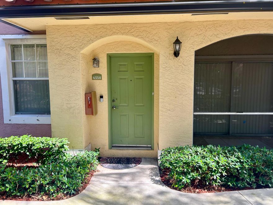 Welcome to 6554 Sample Rd in Coral Springs, a well-maintained first-floor condo featuring 2 bedrooms, 2.5 bathrooms, and a 1-car garage in a gated community. The home offers a spacious layout with an open living and dining area, and a kitchen with granite countertops and ample cabinetry. Enjoy the screened porch, perfect for relaxing year-round. The first-floor location provides easy access and convenience. Community amenities include a pool, fitness center, and basketball court. Conveniently located near shopping, dining, and major roadways. Buyer to verify all measurements and rental restrictions.