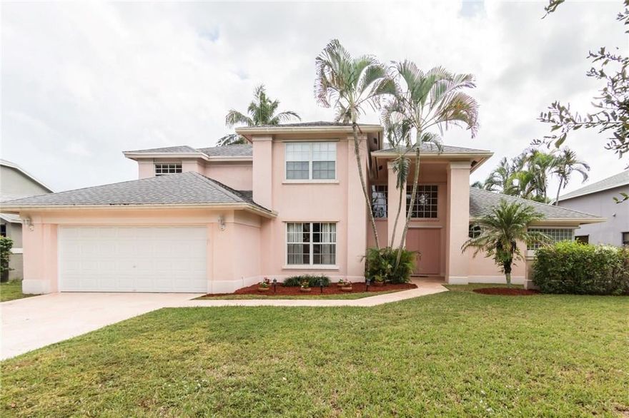 Great family pool home in desirable neighborhood. Spacious open floor plan plus pool area creates the perfect ambiance for entertaining indoors and out. Abundant natural light enhances the numerous upgrades throughout! First floor Master Suite with vaulted ceiling, luxurious en-suite Bath and French door access to pool & patio. Conveniently located within walking distance to elementary school, Publix, bank, Promenade shopping and restaurants. Also provides easy access to all major highways.