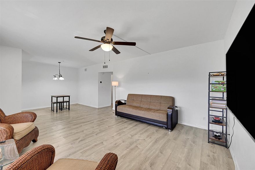 Charming 2BR/2BA first-floor waterfront co-op tucked away on a quiet dead-end street in the desirable 55+ community of Cypress Lake East. Enjoy beautiful wide-water views from your screened patio.  This unit is move-in ready with updated bathrooms, upgraded flooring, and a partially renovated kitchen. Perfect for those seeking a safe, serene South Florida lifestyle with intracoastal-access scenery. Boutique community offers a heated pool, waterfront seating areas, and a peaceful setting close to beaches, dining, shopping, and the Pompano Beach Pier.  Can lease after two years of ownership. Roof 2017 and seawall 2023