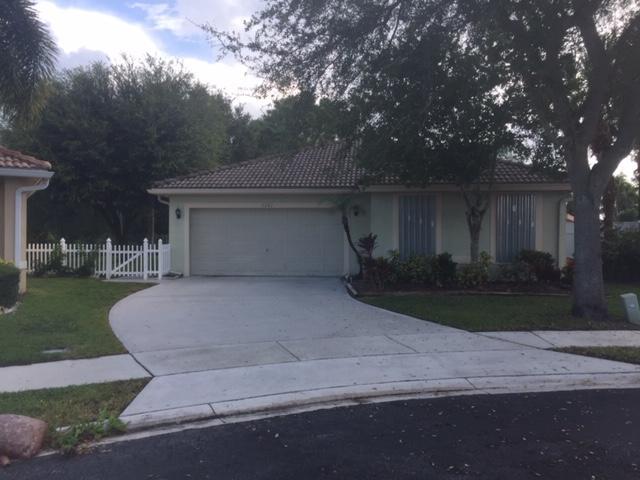 This home is located on a family friendly cul de sac of a gated community close to everything! It has a fenced in backyard that has the view of a peaceful pond. The home has three bedrooms and two baths plus a den that can be used as a 4th bedroom. This place is going to go fast! Come quick!