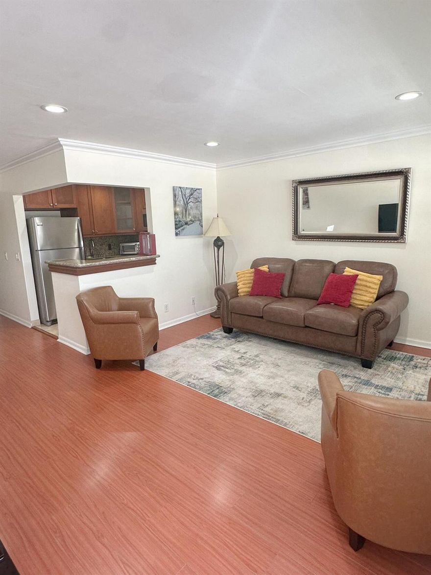 FURNISHED ready to move-in condo! Well maintained unit located in a great community that offers fun amenities to keep you entertained all year long. Laundry services are free in this building, extra savings to your pocket. See it for yourself. You won't be disappointed! Century Village is a 55+ community.