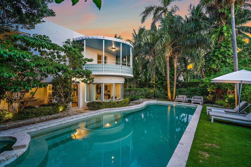 PALM BEACH LAKEFRONT. Expertly renovated by Todd Michael Glaser. ''Nautical Mansion'' originally designed by Belford Shoumate, a beloved architect of Modernism on Palm Beach. Newly re-imagined & expanded: 6,040 SqFt with 6 BR, 6.5 BA, pool, deep water dock & deeded beach access. A truly rare lakefront offering at $14.9MM. 65' of Intracoastal frontage affording lovely views & amazing sunsets. 7.0 NAVD (8.5 NGVD). 14,600+SqFt Lot DISCLAIMER: Information published or otherwise provided by the listing company and its representatives including but not limited to prices, measurements, square footages, lot sizes, calculations and statistics are deemed reliable but are not guaranteed and are subject to errors, omissions or changes without notice. All such information should be independently verified by any prospective purchaser or seller. Parties should perform their own due diligence to verify such information prior to a sale or listing. Listing company expressly disclaims any warranty or representation regarding such information. Prices published are either list price, sold price, and/or last asking price. The listing company participates in the Multiple Listing Service and IDX. The properties published as listed and sold are not necessarily exclusive to listing company and may be listed or have sold with other members of the Multiple Listing Service. Transactions where listing company represented both buyers and sellers are calculated as two sales. The listing company's marketplace is all of the following: Vero Beach, Town of Orchid, Indian River Shores, Town of Palm Beach, West Palm Beach, Manalapan Beach, Point Manalapan, Hypoluxo Island, Ocean Ridge, Gulf Stream, Delray Beach, Highland Beach, Boca Raton, East Deerfield Beach, Hillsboro Beach, Hillsboro Shores, East Pompano Beach, Lighthouse Point, Sea Ranch Lakes and Fort Lauderdale. Cooperating brokers are advised that in the event of a Buyer default, no commission will be paid to a cooperating Broker on the Deposits retained by the Seller. No commissions are paid to any cooperating broker until title passes or upon actual commencement of a lease. Some affiliations may not be applicable to certain geographic areas. If your property is currently listed with another broker, please disregard any solicitation for services. Copyright 2021 by the listing company. All Rights Reserved.