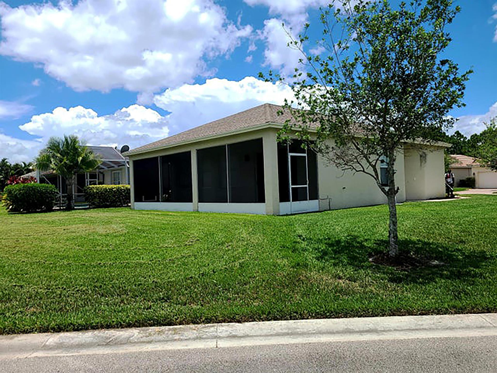 Beautiful 3 Bed 2 Bath Single Family Home with an attached Garage in the Lake Forest Pointe neighborhood. This residence features a generously sized open kitchen equipped with Stainless steel appliances, including Refrigerator, Range, Microwave, and Dishwasher, complemented by wooden cabinets. Enjoy a bright and airy living space and a fully screened patio. The spacious Bedrooms come with walk-in closets, and the bathrooms include a bathtub & shower with dual vanity sinks. An exceptional floorplan throughout enhances the ultimate outdoor living experience for couples. Conveniently located near schools, shopping, and playgrounds/play fields, with easy access to highways. Excellent place to live! Hurry up!