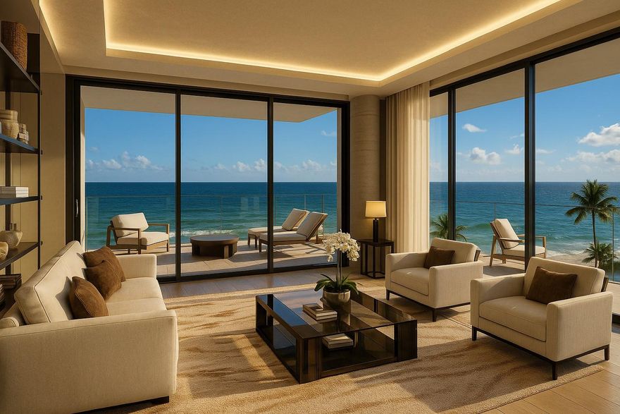 Eturna Beachside introduces a new brand of luxury living on Hollywood Beach—7-story boutique on the ocean side of A1A with just 36 modern residences. Minimalist architecture, refined finishes, floor-to-ceiling impact windows and sliding doors, and light-filled layouts with private balconies. Amenities: sun-drenched pool deck, fitness center, front-desk concierge, and beach service access. Choose 1-2BR condos or 3-4BR two-story villas with ocean & Intracoastal views. Steps to the sand and the Hollywood Boardwalk; minutes to Aventura, Fort Lauderdale & FLL. Pet-friendly. Only 20% down! Completion in 2025. Schedule your hard-hat tour. *Renderings for illustration purposes only, actual building may vary.