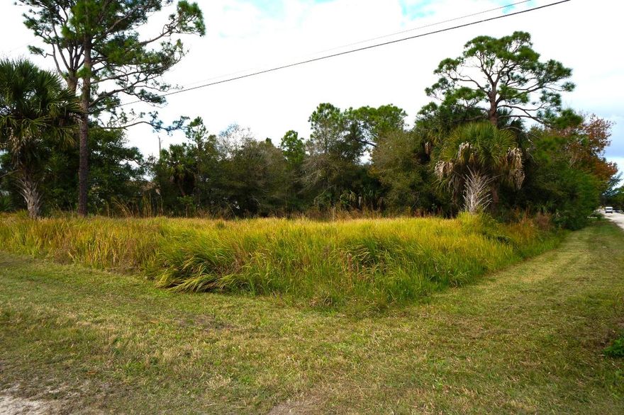 Vero Lake Estates. Double Lot, can be subdivided, total .45 acre corner lot.
