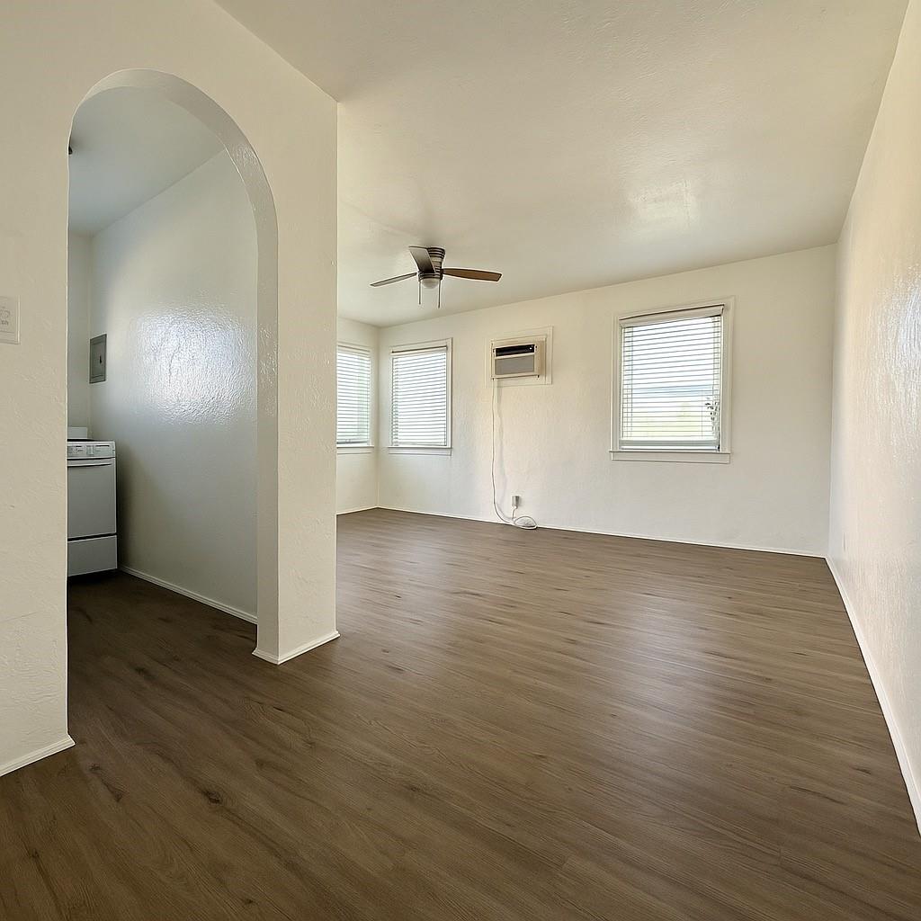 *PHOTOS COMING SOON* Come see this spacious, 1-bedroom apartment in Hollywood! This unit features a living area is bright and airy, with ample natural light streaming through the large windows, perfect for abundant light. The kitchen is equipped with modern appliances, including a stove and refrigerator, complemented by sleek cabinetry. The bathroom is pristine with stylish white tiles and updated fixtures. Outside, the charming yellow exterior and lush green surroundings add a cheerful vibe to the property. This unit is conveniently located close to shopping, dining, and public transportation, making it an ideal choice for those seeking comfort and convenience. Don’t miss this opportunity to make this lovely space your new home!