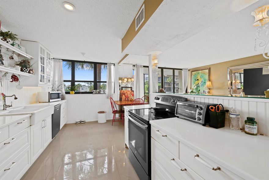 Wonderful 1 Bedroom + a den and 1.5 bath apartment available for immediate occupancy. This spacious apartment features porcelain marble flooring, open concept kitchen, spacious open-concept den, and large screened In balcony perfect for entertaining friends and family, or just admire your boat in the marina which is only steps away from your balcony. Porta Bella South offers many amenities such as tennis courts, pickle-ball, fitness facilities, boating accommodations ($2.50 per ft), floating jet-ski docks, kayak and paddle board storage, and resort style pool overlooking the marina. Google ''Porta Bella East'' for more information.