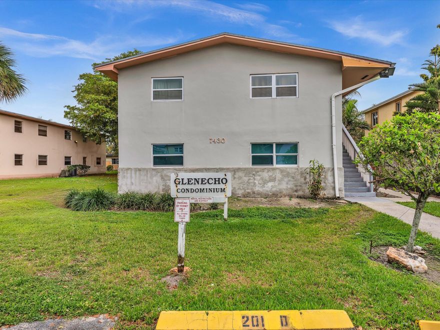 Rare opportunity to own a fully renovated, ground-floor 3-bedroom, 2-bathroom residence in the heart of North Lauderdale. This light-filled unit features an open-concept kitchen with crisp white Shaker cabinetry, sleek quartz countertops, and a modern subway tile backsplash. The spacious living area is accented by contemporary lighting and neutral tile flooring throughout, offering a clean and sophisticated aesthetic. Situated in a well-maintained 2-story building, this East-facing home captures refreshing morning light. Perfect for those seeking a move-in-ready property without the hassle of stairs. Note for buyers: The monthly association total is $495 ($295 regular maintenance + $200 plumbing assessment). There is also a semi-annual insurance assessment of $373 due every Jan and July