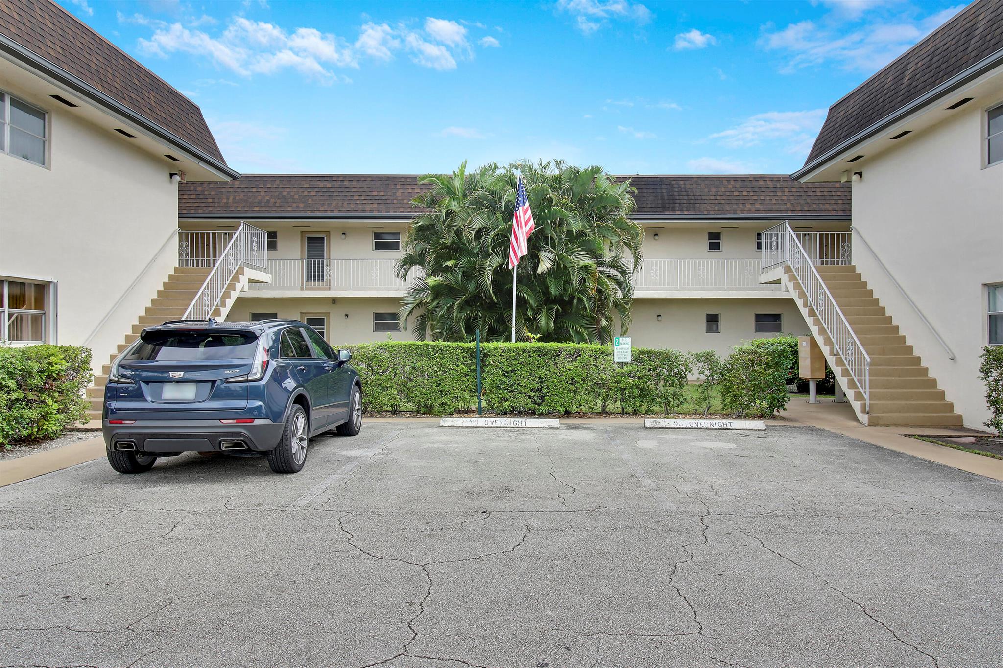 Impeccably maintained 2nd floor 2 bedroom condo w/split floor plan, in the heart of Palm Beach Gardens. Updated kitchen with stainless teel appliances and granite countertops. Open living area, updated kitchen & primary bath, granite counters, stainless appliances. Screened patio w/hurricane shutters. Onsite laundry facility (but unit has room for an install of W/D if tenant would like to install), community pool steps away, basic cable included (no internet). Assigned parking spot in front of unit. Easy access to 95, great proximity to restaurants, shopping, sports, cultural events, much more. No dogs allowed per HOA. Cats & birds welcomed.Background & credit check to be provided by tenant.