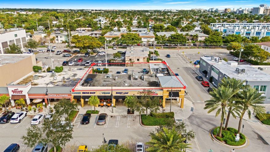 A great parcel for redevelopment in the Eastern CRA near the Beach in Pompano Beach. Flexible zoning TO EOD ( Transit Oriented and Eastern Overlay District). Approximately 30,000 cars per day pass by on Atlantic Blvd. a major State Road across the Intracoastal from the Beach area. The current NOI from the six tenants is $129,822( not including the Dry Cleaners that is owned and operated by the owners). The Dry Cleaner business will close once the property is sold. We have an older survey and a Zoning letter from the City of Pompano Beach