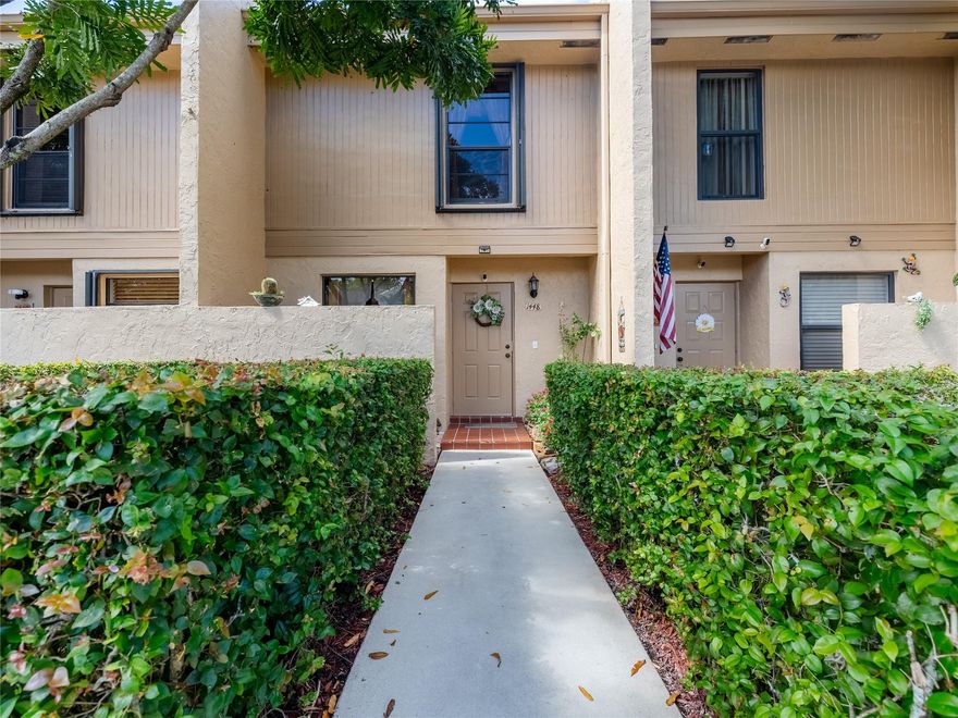 THIS ONE IS A WINNER!!! ALL MANDATORY INSPECTIONS HAVE BEEN COMPLETED, there is an updated electric circuit breaker in kitchen and updated electric meter in front outside of unit. In December 2024, Westview 10 completed its mandatory 40-yearrenovation project. The City’s engineer checked and reported all plumbing and
electricity throughout the community were in excellent condition. The concrete and parapet walls were repaired where needed and all buildings, including the pool/gazebo area, were repainted. A high efficiency 2-1/2-ton AC was installed in 2022All appliances are in good condition. Kitchen contains a large commercial
Kenmore stackable washer and dryer, Kenmore and Whirlpool throughout-pride of ownership. Your dream home is here.