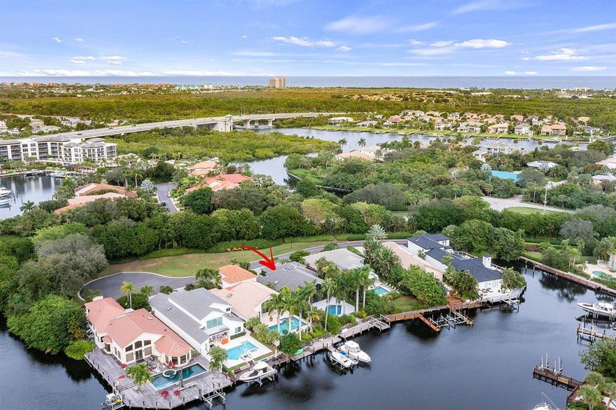 Gorgeous 4 bedroom, 4.5 bath pool home in the exclusive gated golf community of Frenchmans Creek, in the heart of Palm Beach Gardens.