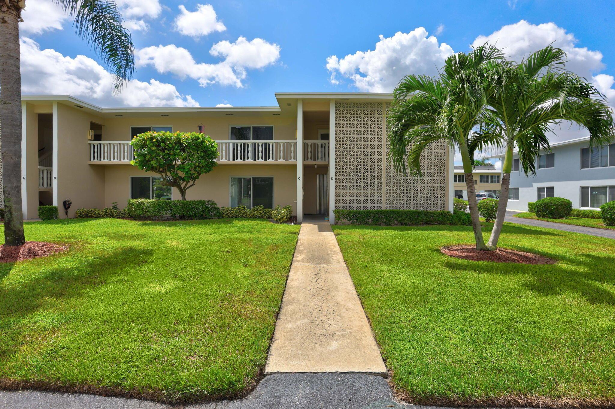 Looking for a comfortable and convenient living space- you've found it! Welcome to High Point West. This beautifully remodeled 1st floor unit features a new OPEN kitchen with large Quartz breakfast counter, new cabinets an open floor plan with lots of natural light from impact sliding door. New bathroom with easy access walk-in shower, high hat lighting, new vanity and flooring. Master bedroom has 2 walk-in closets. Impact windows keep you safe, newer central air, tankless water heater saves you money, new upgraded electrical panel, building has new roof. FURNITURE included, move-in ready. a short walk to pool and clubhouse and Pet Friendly. This senior community is conveniently located -walk to beach, shopping, restaurants and minutes from the famous Atlantic Avenue in Delray Beach.