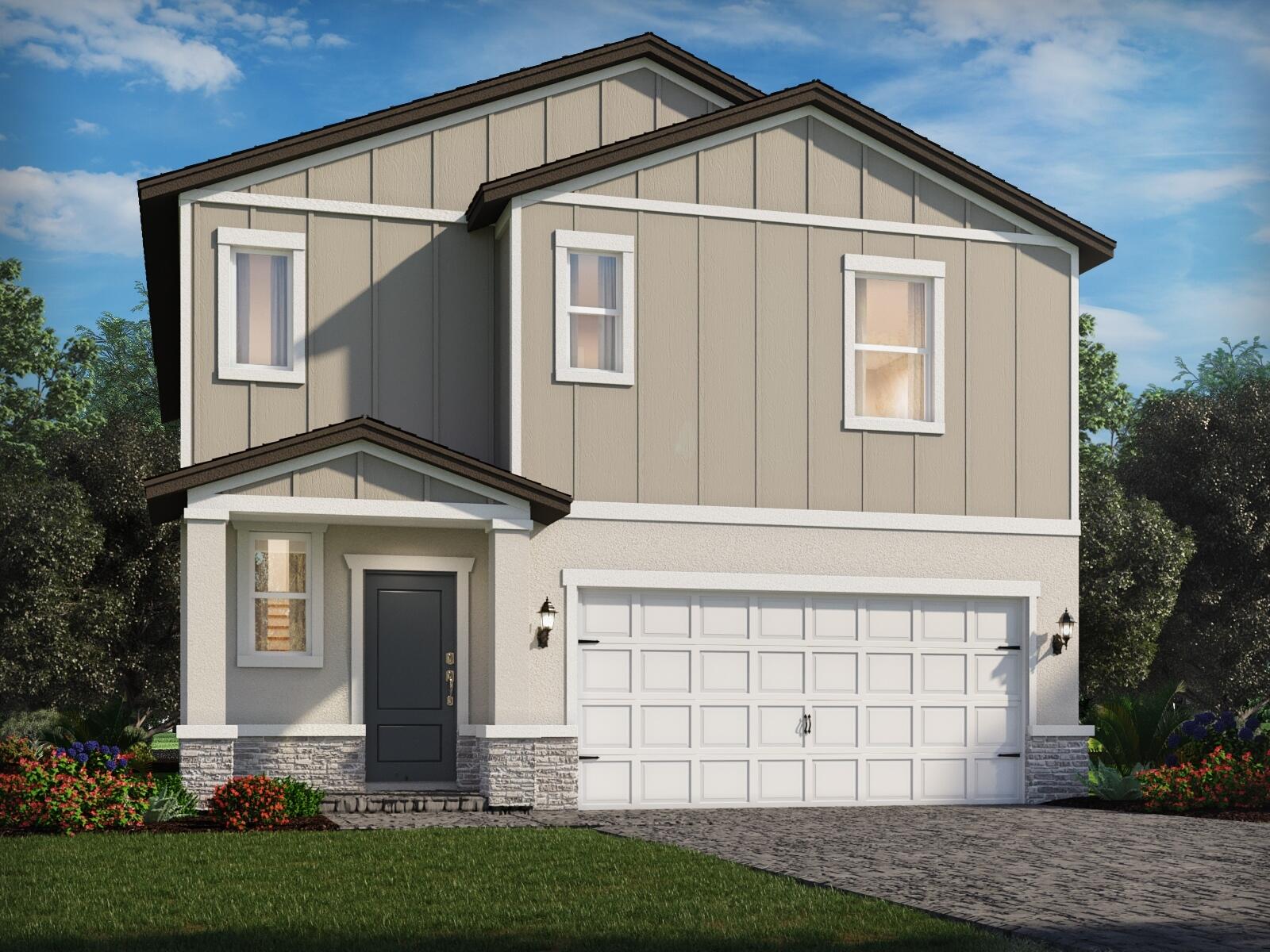 Brand new, energy-efficient home available by Aug 2025! The Redwood floorplan in offers an open-concept floorplan with 3 bedrooms, 2.5 bathrooms, and a 2-car garage. Entertain guests with ease in the open kitchen, dining, and great room that flow to the patio. Move-in ready homes are now available at Meritage Homes at Terra Lago. Offering new single-family homes in Indiantown, future residents will have access to resort-style amenities including a clubhouse, pool, walking trails, and more. With convenient access to both Martin and Palm Beach County, Terra Lago will be the perfect place to call home.