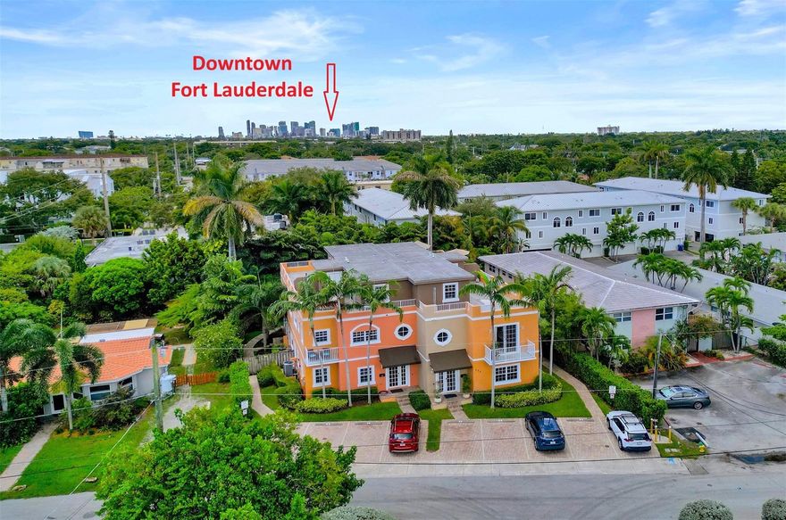 Rare opportunity to own a spacious 3-story townhouse near the heart of Wilton Manors! This 3BR, 2BA + 2 half bath home offers 2,324 sq ft of living space, a private entry, and a 600 sq ft rooftop terrace perfect for entertaining. Two ensuite bedrooms include a primary suite with walk-in closet and pool-view balcony. The boutique 4-unit complex features a heated pool, impact windows, high ceilings, and 2 assigned parking spaces. Pet-friendly and move-in ready, providing a blank canvas for upgrades. Steps from Wilton Drive and minutes to downtown, beaches, and Las Olas. Also for rent (MLS #F10525482) or as part of the 4-Plex investment opportunity (MLS #F10531472)—see listings for details.