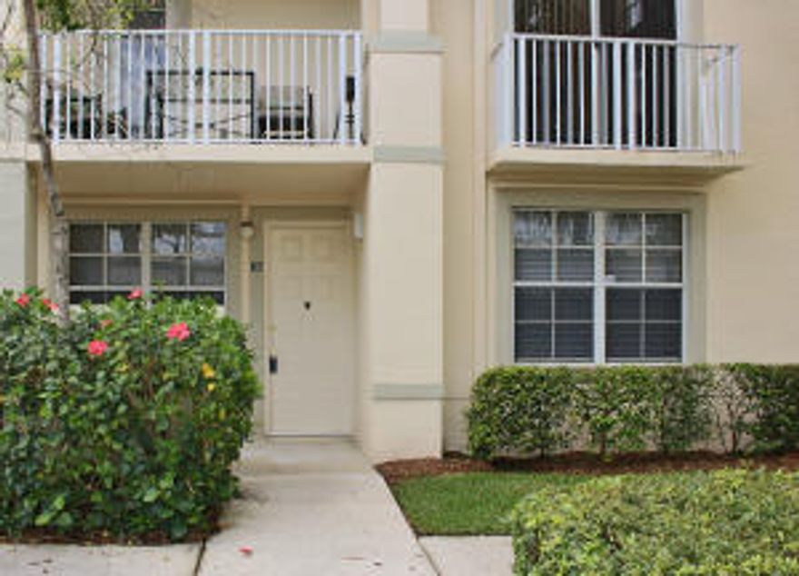 Move in ready unit. Renovations done in 2016 - paint, granite counters, ceiling fans & light fixtures, hardware, kitchen sink. New A/C, and ducts cleaned, hot water heater, stove, microwave, dishwasher. Refrigerator new in 2015. 
Partial impact glass windows and slider.
One (1) assigned parking space.