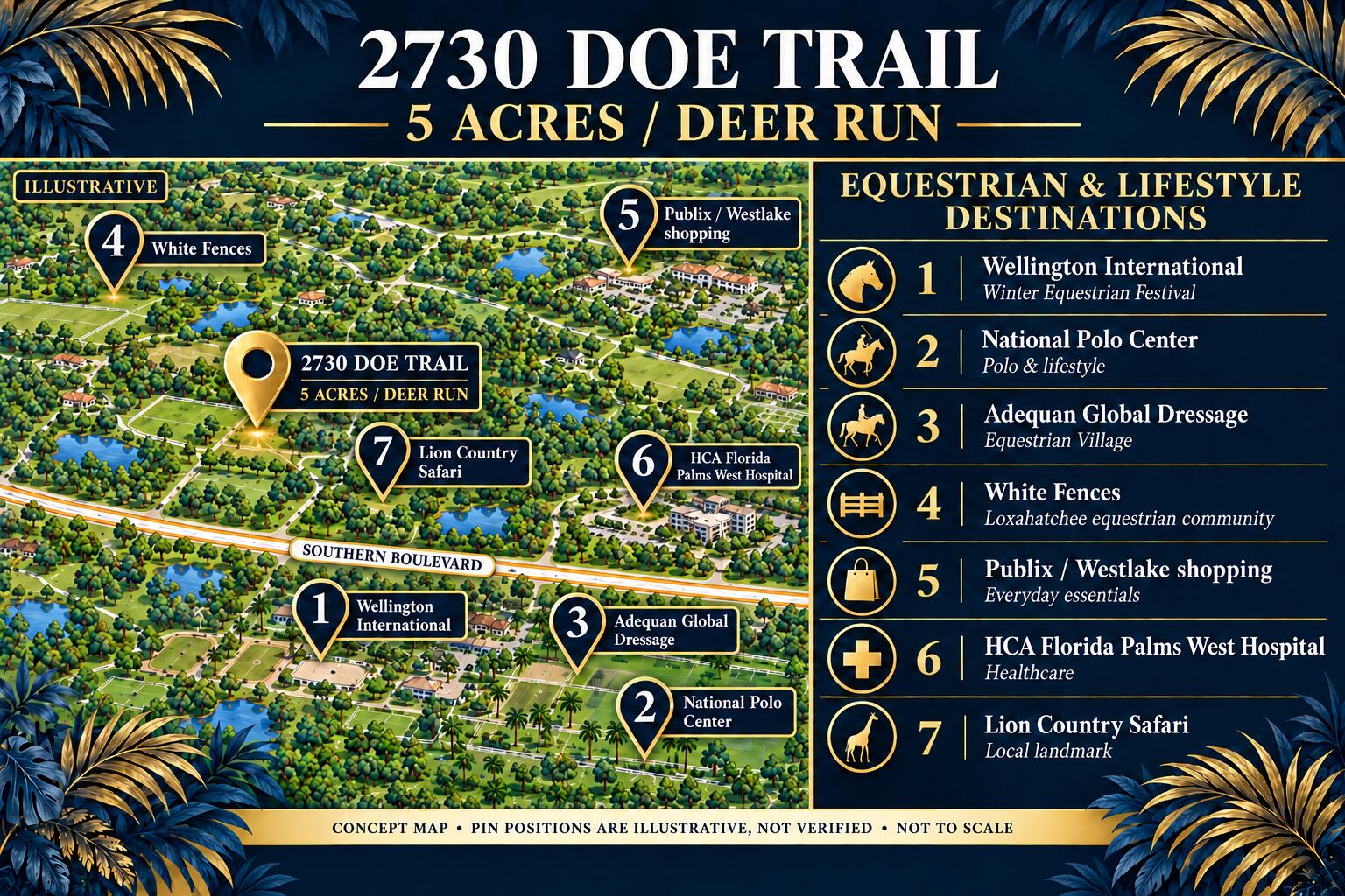 2730 Doe Trail, Loxahatchee, FL, 33470/$1,599,000 1 2730 Doe Trail