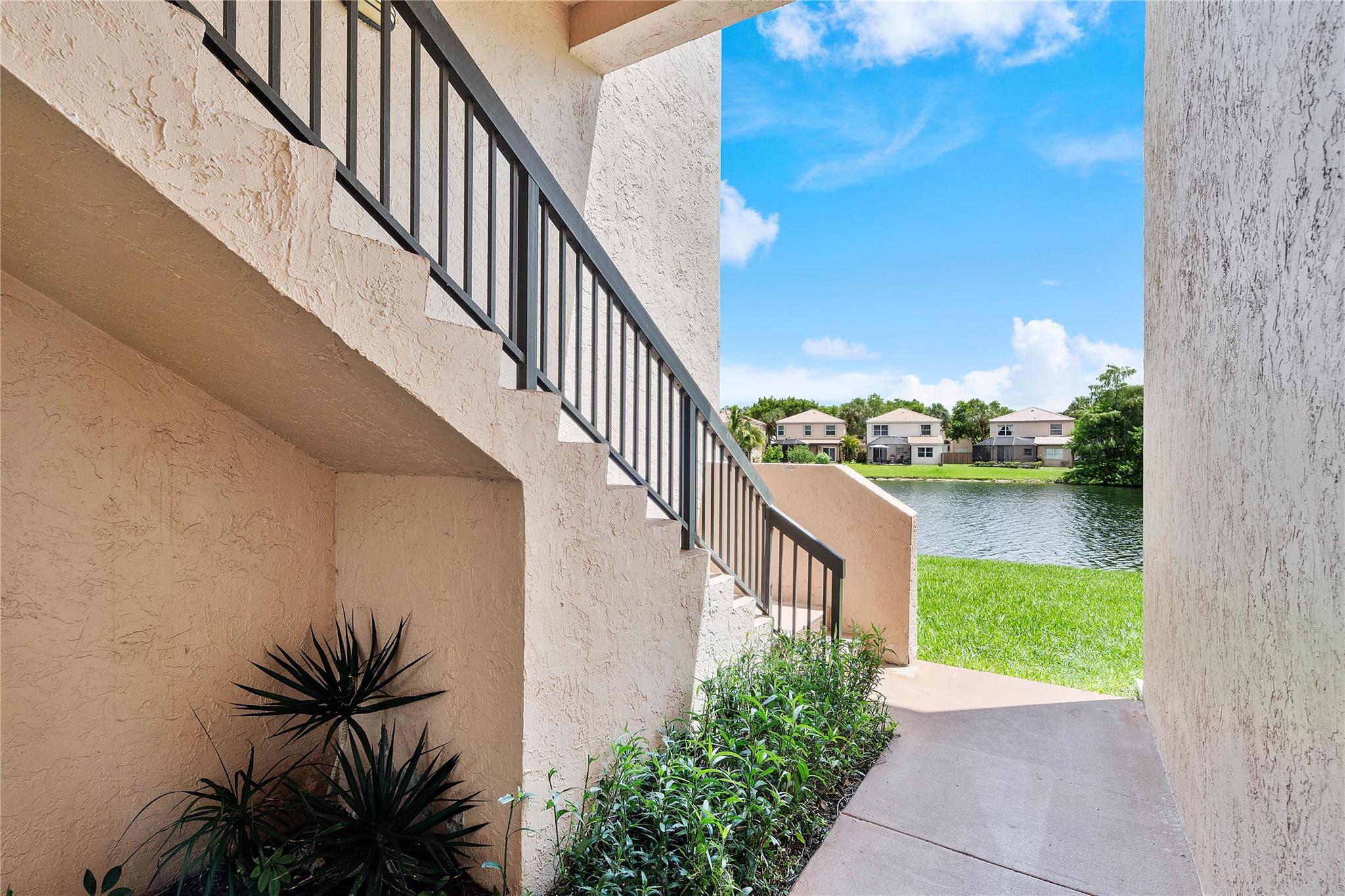 LAKE VIEW !!! Quiet and serene location of this spacious 3 bed/2 bath corner unit. All appliances have been updated. Brand new A/C unit. Very large screened in balcony overlooking the lake with new washer and dryer. Bathrooms have nice updates and there is tons of storage. Storage unit located on same floor. This unit is beautifully maintained and has a great layout. Super quiet location on third floor and located within the community of Fountain Springs close to parks and great schools. There is no elevator to unit - stairs only. Pet friendly neighborhood. Perfect home to start a family ! This is a must see as this stack is rarely on the market.