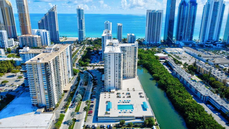 Location! Spacious updated 2 bed/2 bath condo with large balcony in the heart of Sunny Isles, walking distance to the beach. Split floor plan with updated bathrooms & kitchen with breakfast island. Building amenities include renovated pool area, fitness room, library &  billiards/game room. One of the best locations in Miam-Dade County! Walking distance to the beach, close to shops, fine & casual dining, top rated schools, easy access to MIA & FLL international airports, I95, downtown Miami, South beach, Hard Rock Casino, Miami Heat & Dolphins Stadium, Bal Harbour shops, Aventura Mall and Haulover Park & Inlet.   Building has completed 50 year certification. 24hr security, concierge & surveillance cameras. Experience the best of South Florida and make this your little slice of paradise!