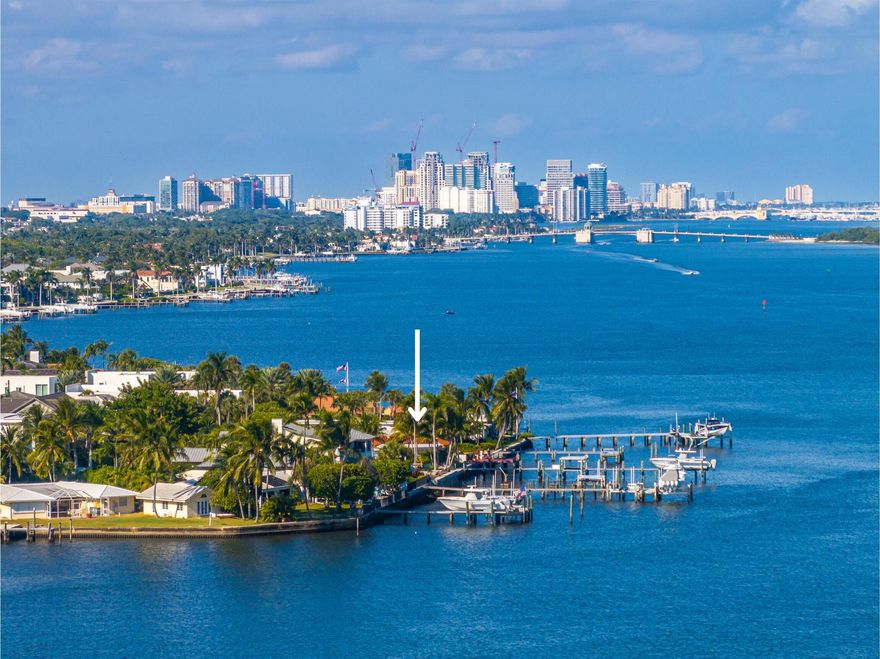 This rare direct Intracoastal property in West Palm Beach's highly-sought-after ''SoSo'' neighborhood is now available. Build your dream home home here for a fraction of the cost to buy an existing home on this exclusive stretch of only 20 direct intracoastal homes on South Flagler Drive.  Enjoy deep water dockage with no fixed bridges and NO FLIGHT PATH NOISE--just minutes to the Palm Beach Inlet.Create your dream home with sweeping views of the Intracoastal, the Island of Palm Beach, and beyond to the ocean. Positioned on wide water, this rare offering provides the perfect blend of privacy, prestige, and proximity.Located just minutes from the Island of Palm Beach, Downtown West Palm Beach, incredible dining, shopping and Palm Beach Airport.