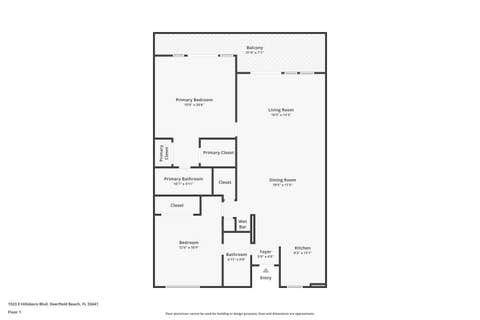 Tiny photo for 1523 E Hillsboro Boulevard #634, Deerfield Beach, FL 33441 (MLS # R11160700)