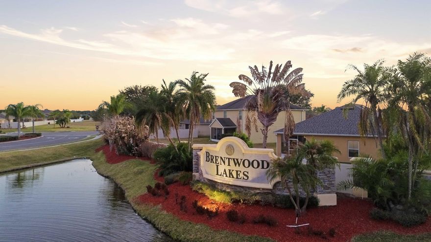 This spacious two-story corner-lot home offers comfort, flexibility, and true Florida living in the gated community of Brentwood Lakes in Palm Bay. The seller is motivated and welcomes buyers to view the home and submit their offers.    The home features two primary suites—one conveniently located on the first floor and another upstairs—plus a versatile flex room ideal for a home office, playroom, or hobby space. The gourmet kitchen is designed for entertaining, and the covered porch provides the perfect space to enjoy Florida's weather year-round.    With 5 bedrooms, 3.5 bathrooms, a brand-new roof, and a home warranty, this property offers both space and peace of mind. The fully fenced backyard includes mango, avocado, and pineapple plants, creating your own private tropical retreat.