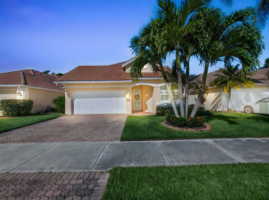 Welcome to Lake Charles, where serene lakes, sprawling preserves, and resort-style amenities meet the convenience of St. Lucie West living! This meticulously maintained 3-bedroom, 3-bathroom courtyard pool home, featuring a 2-car garage, is move-in ready and packed with upgrades.  The home features a renovated kitchen, fresh exterior, and upgraded landscaping.  For peace of mind, the entire house has been updated with accordion shutters or hurricane impact windows, complemented by a whole-house generator and tank to power it.  Inside, enjoy the open floor plan that looks out onto the private and peaceful courtyard pool.  The pool heater has recently been replaced, and the pool has also been resurfaced.  From the open floor plan to the five sets of French doors or sliders overlooking the