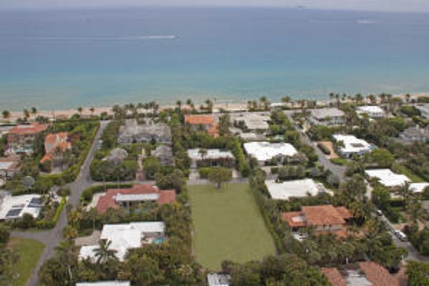 Rear find, huge lot (19,997 SF) with beach access.  Fantastic opportunity to build your own home.