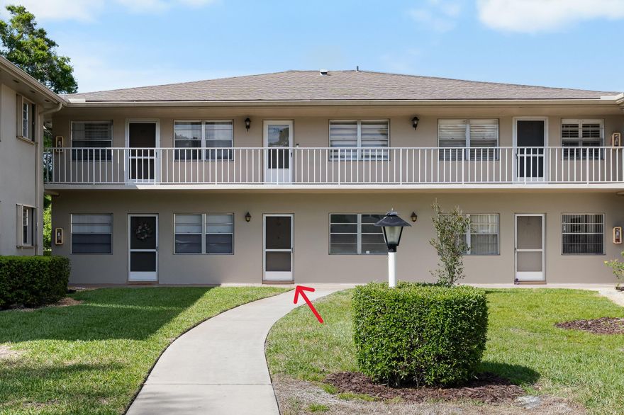 RARE 1st FLOOR, GROUND LEVEL UNIT!  This friendly and active 55+ community is located in the heart of Port St. Lucie!  Bright and airy 1-bedroom, 1-bath home, offers a spacious open floor plan with an enclosed patio, perfect for relaxing with nature. Enjoy the in-unit laundry and low-maintenance surroundings. Vista St. Lucie offers a wide range of amenities including a heated pool, hot tub, fitness center, clubhouse, library, billiards, tennis, shuffleboard, and Pickleball courts—plus a full calendar of social activities. Conveniently located near shopping, dining, medical centers, golf, and the beaches, with quick access to U.S. 1 and the St. Lucie Medical Center. Having thoughts of a part-time Florida home?  This is the perfect opportunity to enjoy an Active Florida Lifestyle!