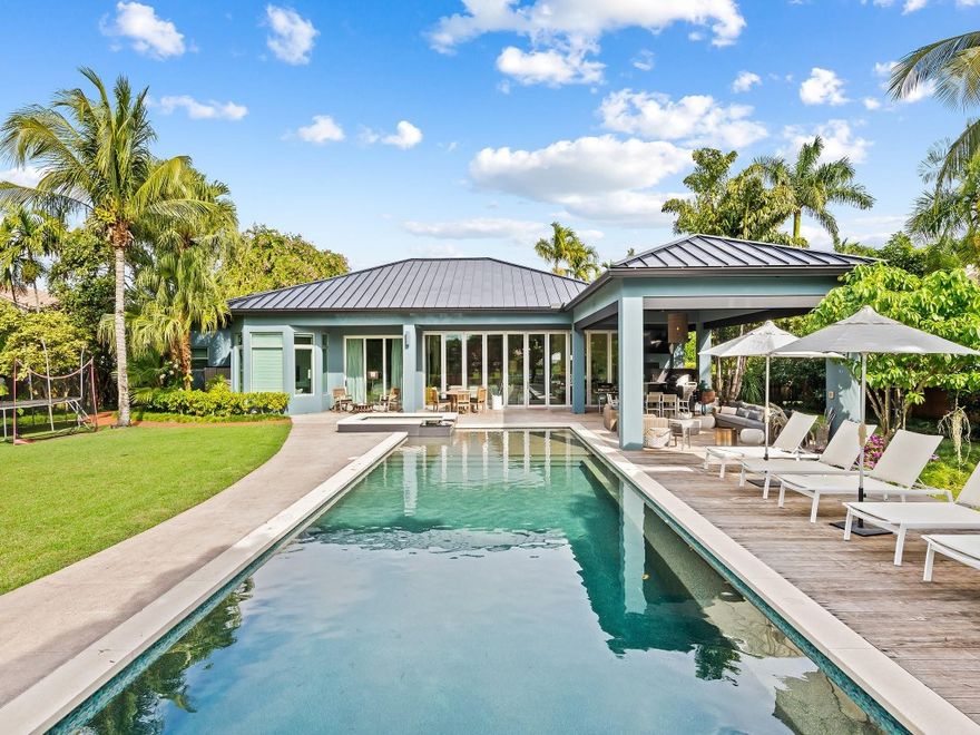 SIGNATURE ESTATES!  A rare opportunity to own a stunning luxury residence in the prestigious Signature Estates, known for its custom homes on nearly one-acre homesites. This exceptional property offers 5 BD, 5 BA, 1 HB. The chef’s kitchen features high-end appliances and dual service areas, opening to a spacious great room with breathtaking backyard and waterfront views. Designed for exceptional entertaining, impact windows and doors open fully to create a seamless indoor-outdoor living experience. Outdoor amenities include an oversized resort-style pool, expansive outdoor kitchen, private putting green, gated entry, 3-car garage, and whole-home generator. Minutes from American Heritage School. A remarkable retreat offering privacy, elegance, & elevated luxury living. No showings on Sunday