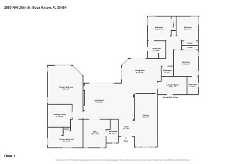 Tiny photo for 2550 NW 28TH Street, Boca Raton, FL 33434 (MLS # B26081190)