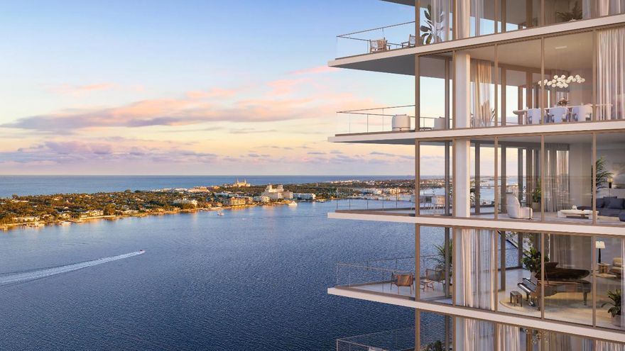 Shorecrest is a refined collection of just 100 one- to three-bedroom residences by Related Ross, with architecture by Roger Ferris + Partners. This East facing residence is a gracious split three-bedroom layout with a private elevator entry and a terrace off the Living Room and Primary Bedroom offering panoramic views of the Intracoastal from all the rooms. Designed to elevate waterfront living, Shorecrest features timeless interiors and exceptional amenities, all crafted with meticulous attention to detail. From the elegant porte-cochère on North Flagler Drive to the rooftop pool with iconic views, every element reflects a new standard of luxury in West Palm Beach.