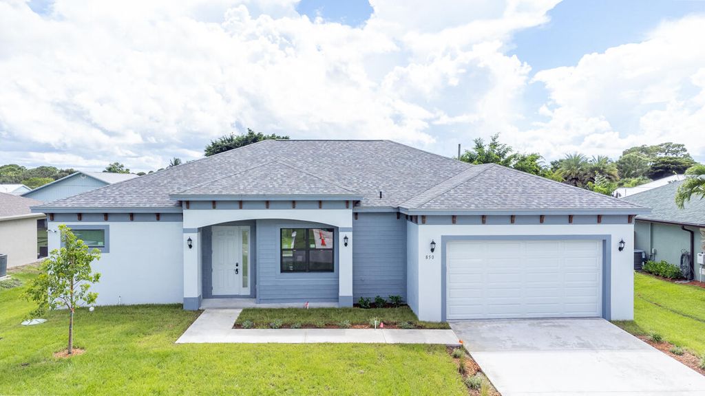 Photo of 850 SW Abingdon Avenue, Port Saint Lucie, FL 34953 (MLS # R11158603)