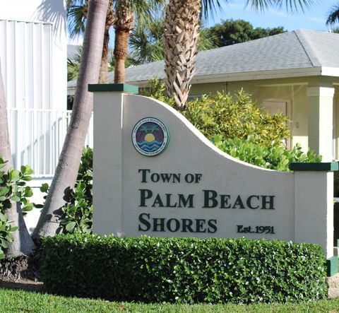 A home in Palm Beach Shores