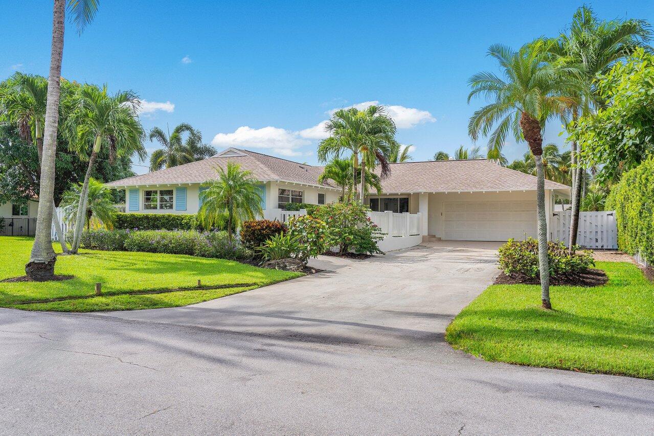 This immaculate property is a fully renovated 3-bedroom, 2-bathroom home nestled along an intracoastal canal, offering picturesque water views and a serene atmosphere. Just minutes away, you'll find deeded beach access, granting you the perfect opportunity to enjoy the sun, sand, and surf. Plus, the convenience of downtown Delray Beach is within reach, providing access to a vibrant lifestyle with restaurants, shops, and cultural attractions. One of the standout features of this home is the private dock, offering ocean access in just 10 minutes with no fixed bridges, making it an ideal haven for boating enthusiasts. Step inside, and you'll be greeted by a thoughtfully furnished interior boasting a modern coastal design, creating an ambiance of relaxed