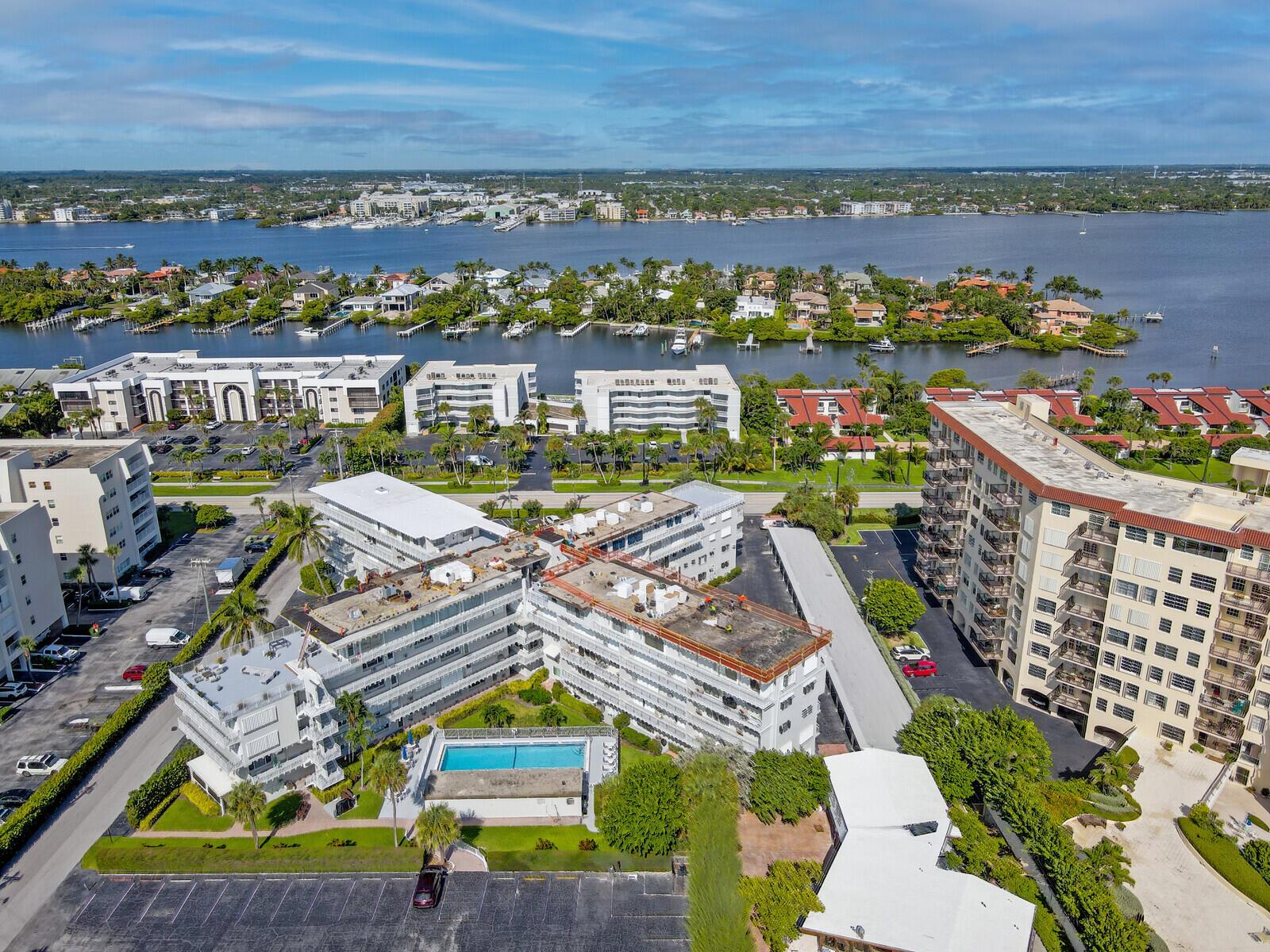 Only 67 units in the entire building. Ideal as a vacation property or full-time residence in South Palm Beach. Deeded and private beach access, building elevator, 2 covered parking,1 storage unit, 1 outside parking space, 3 bedrooms, 2.5 bathrooms, remodeled kitchen, huge balcony, walk in closet, central a/c, new windows with accordion shutters, washer and dryer inside unit and community laundry, heated community pool, outside grilling station, on-site management company, elevator access, all tile floors, stainless steel appliances, each bedroom has its own private bathroom. The building has completed all concrete restoration, painting, resurfaced heated pool and patio and new roof. This is a must see!