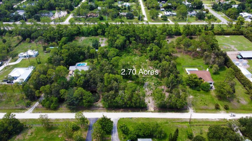 2.70 ACRES of High, Dry & Flat land ! What makes this lot so special? It's larger than the usual 2 1/2 lot. All of the parcels on this same road are 2.5-2.7 as well. It is on a no-through dead end road so only the residents drive down this road. It will never have a parcel behind it. With total privacy this lot is exceptional and one of the last 2.7 acres lot with such high elevation! Partially cleared and ready to build on. SOIL BORING TEST and SURVEY AVAILABLE.