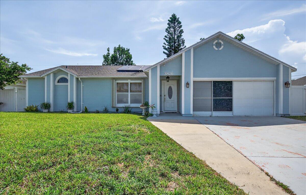 Check out this charming and well maintained 3Bed/2Ba home with volume ceilings, updated kitchen and baths, screened patio area, and newer roof (2021). Comes with solar panels for added energy savings. Fully fenced with room for a pool. Motivated seller.