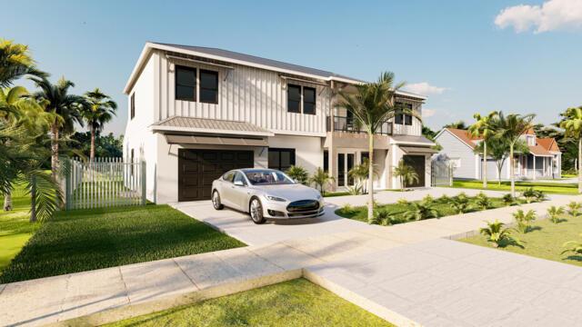 Don't miss this rare opportunity to customize your dream home in the heart of North Palm Beach with NO HOA! This stunning new construction features 5 bed, 4 bath & a split floor plan with living areas on both levels. Designed with 10-foot ceilings, a coffee/wine bar & outdoor seating areas on both floors, this home is ready for your personal touches. Built to last with impact windows & doors, steel-reinforced CMU construction on the first level & a 2025 metal roof, this property offers both style & peace of mind. Located just a short golf cart ride from the North Palm Beach Country Club, you'll have access to a new clubhouse, restaurant, pool, tennis club & the beautifully renovated Jack Nicklaus Signature Golf Course. Enjoy the best of Florida living just two blocks from Anchorage Park,