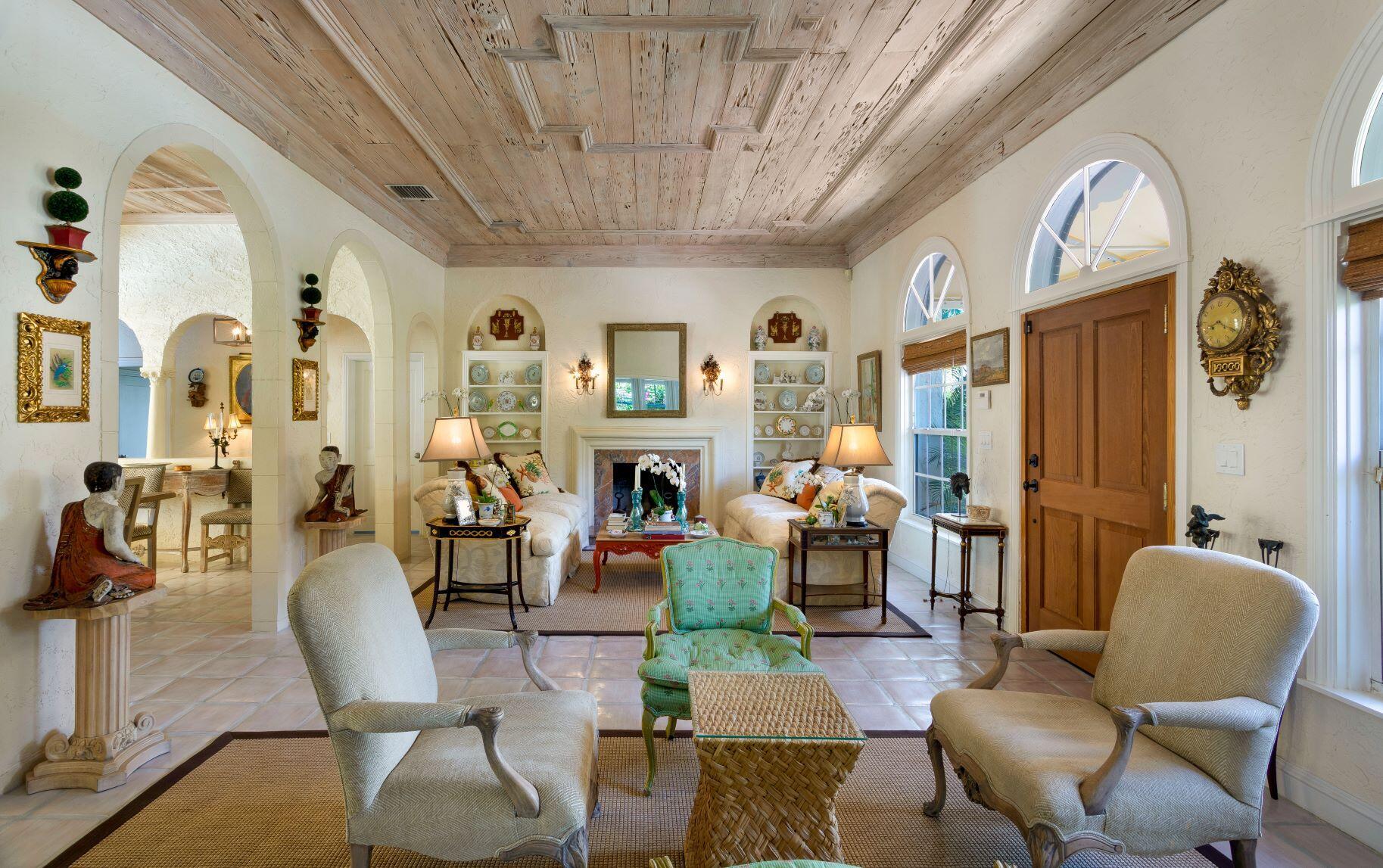 Renovated, charming 1928 home in the popular SoSo area. Available December 2025 and March 2026. All new baths, coquina patio, renovated kitchen, cypress ceilings, large pool with fabulous pool deck for lounging or entertaining friends and family. NOT AVAILABLE FOR ANNUAL RENTAL.
