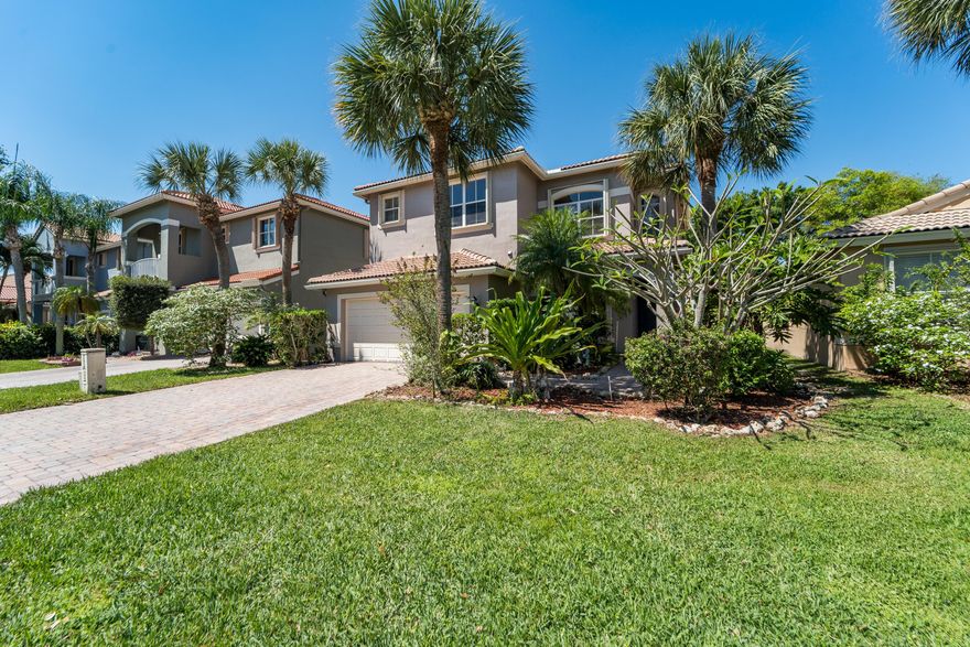 *Up to $15K Buyer Credit w/preferred lender on this home! *Welcome to Cocoplum - a wonderful, gated community featuring 24-hour manned security and beautifully maintained landscaping. Ideally located near I-95, the Turnpike, beaches, shopping, dining, and TOP-RATED Hidden Oaks Elementary School, this well-maintained 3 bdrm + Loft home offers an excellent opportunity for comfort, convenience a perfect floor plan for easy living and entertaining. The light-filled, two-story entry opens to the Formal Dining and Living Rooms, great for parties and holiday get-togethers. Cozy up in the nicely-sized family room, open to the newly updated kitchen (2024) including newer stove, dishwasher and built-in microwave and offering views of the large backyard, with lots of room for kids and pets to play.  Convenient first floor half-bath. Upstairs, you'll find a spacious Loft - great spot for reading, relaxing or kids' homework & video games. The master bedroom includes a sitting area, which could also be used for a home gym or nursery as well as a large master bath with dual vanities, walk-in closet and a separate water closet. Two additional bedrooms are also located upstairs. BRAND NEW Water Heater April 2026. Samsung Washer & Dryer. Full Accordion Storm Protection. A/C 2019. Community amenities include pool, playground. Excellent opportunity for a great home at a great price. See it today!