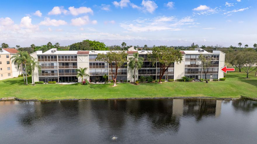 2nd-floor corner 2BR/2BA condo in the active 55+ community of Huntington Lakes! This furnished, turnkey home offers sunset lake views & southern green space views from both bedrooms. Motivated seller has paid ALL assessments in full includes NEW 2024 roof. Enjoy a beautifully updated interior with diagonal tile flooring, remodeled eat-in kitchen with granite countertops & stainless steel appliances. Spacious primary suite has 2 walk-in closets, renovated bathroom & sliding glass to patio. The guest room doubles as an office/den. Property includes in-unit washer/dryer, updated electrical panel, storage area, elevator access & deeded parking. Community amenities has a newly renovated clubhouse (2024), theater, indoor pool, fitness center, pickleball, tennis & so much more. Bring all offers!