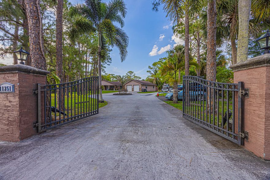 Country Living at its finest-  Large, well appointed home located in a dead-end street with lots of privacy & comfort.  Over 1 Acre of land featuring a manicured loan with lots of fruit trees and excellent shade.  This is a must see if you're looking for privacy and lots of living room and entertainment with a beautiful backyard gazebo & BBQ Area-