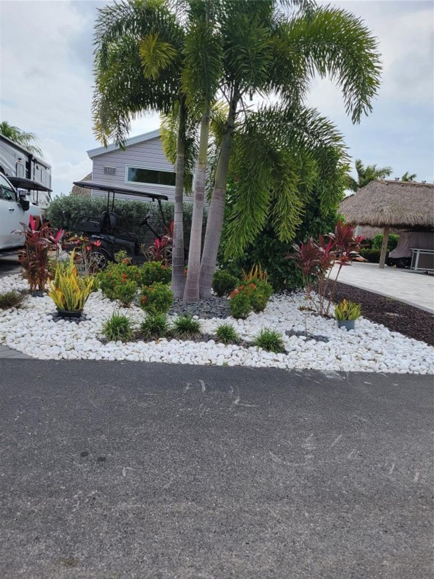 Located at Silver Palms Rv Resort, 90 acre gated community. Clubhouse, billiard, card, library and fitness center. Daily activities. Pool side bar and grill. Beautiful lake front lot with custom casita (12X18). Ac , 1/2 bath, fridge and cabinetry. Tiki (12X16) over looks the lake and relaxing sounds from the fountain. Professionally landscaped and decorated lot. Maybe rented when not in use. Full-time or seasonal use. Dog park, pickleball, shuffleboard and so much more awaits you at this amazing 5 star resort. Why rent, when you can own and have that special place every year